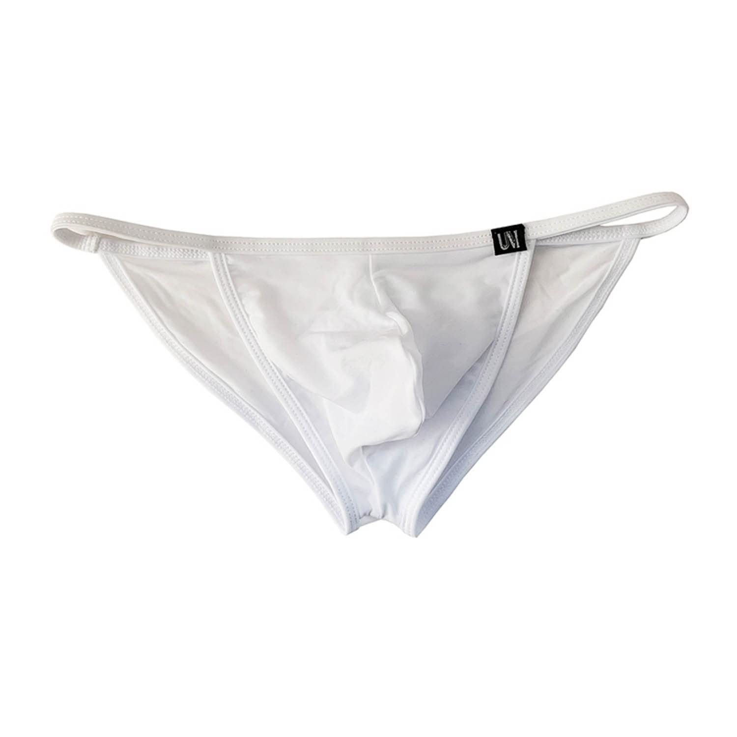 Amazon | M ホワイト UNDER MOON/アンダームーン ビキニブリーフ